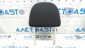 Rear right headrest, 2nd row, Audi Q8 19-25, black leather, gray stitching