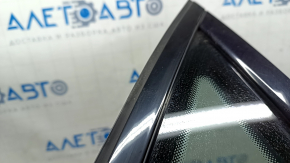 Rear right window, blind glass, Audi A6 C7 16-18 restyling, damaged seal, scratches