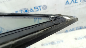 Rear right window, blind glass, Audi A6 C7 16-18 restyling, damaged seal, scratches