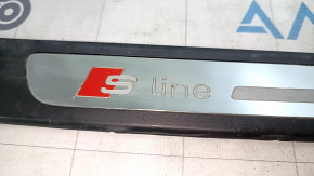 Audi A6 C7 12-18 S-line outer door sill trim, front left, scratches