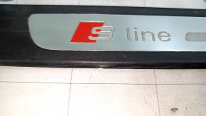 Audi A6 C7 12-18 S-line outer door sill trim, front left, scratches