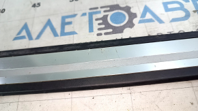 Audi A6 C7 12-18 S-line outer door sill trim, front right, scratches, broken mount