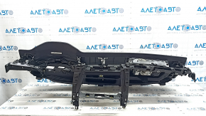 Audi Q8 19-22 black dashboard with airbags, bumpers