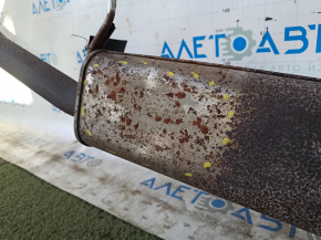 Rear muffler with barrel for Ford Bronco Sport 2011-2015 1.5T with catalytic converter, rusty, dented resonator