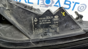 Right front headlight assembly for Audi A6 C7 16-18, restyling, xenon, sand, scratches