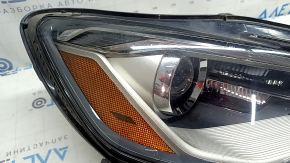 Right front headlight assembly for Audi A6 C7 16-18, restyling, xenon, sand, scratches