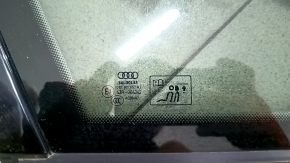 Rear left window, blind glass, Audi A6 C7 16-18 restyling, damaged seal, scratches