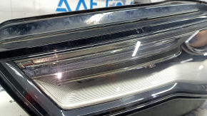 Left front headlight assembly for Audi A6 C7 16-18, restyling, xenon, sand, scratches