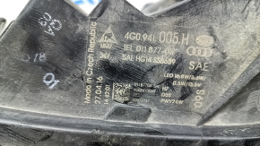 Left front headlight assembly for Audi A6 C7 16-18, restyling, xenon, sand, scratches