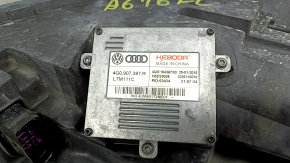 Left front headlight assembly for Audi A6 C7 16-18, restyling, xenon, sand, scratches