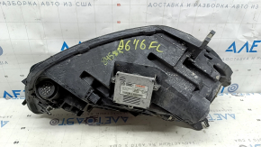 Left front headlight assembly for Audi A6 C7 16-18, restyling, xenon, sand, scratches