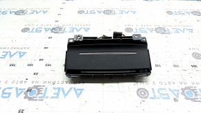 Audi A6 C7 12-18 center console trim with cigarette lighters, black, scratches