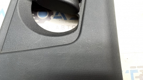 Upper center pillar trim under the right belt Volkswagen ID.4 21-22 black, scratched, worn
