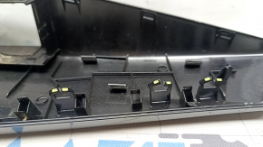 Front left window lift control trim for Volkswagen ID.4 21-22, glossy finish, cracks in fasteners, scratches, scuffs