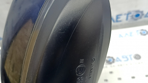 Left side mirror assembly Mazda CX-5 17-24, 7 pins, BSM, heated, turn signal, blue, scratches, scuffed