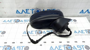 Right side mirror assembly Mazda CX-5 17-25, 7 pins, BSM, heated, turn signal, blue, scratches