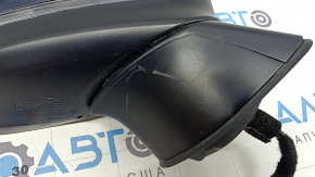 Right side mirror assembly Mazda CX-5 17-25, 7 pins, BSM, heated, turn signal, blue, scratches
