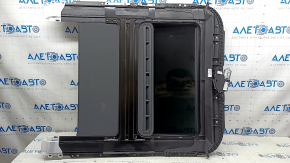 Sunroof assembly for Audi A6 C7 12-18, black curtain, scratches and paint on the glass
