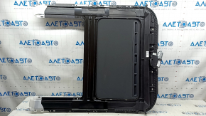 Sunroof assembly for Audi A6 C7 12-18, black curtain, scratches and paint on the glass