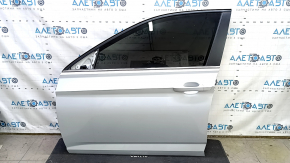 Front left door assembly for VW Jetta 19-24, silver LB9Z, bumpers
