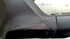 Front bumper bare Subaru Outback 15-17 white, dented, broken, broken fasteners, scratches, holes from screws, painted