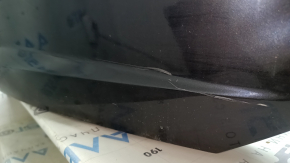 Bare rear bumper for Audi A6 C7 16-18, S-line restyling, with parking sensors, no cap, graphite, scratches, sand, scuffs