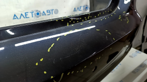Bare rear bumper for Audi A6 C7 16-18, S-line restyling, with parking sensors, no cap, graphite, scratches, sand, scuffs