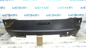 Rear bumper, bare, Volkswagen ID.4 21-22, black structure, under parking sensors, scratches, screw holes, broken parking sensor mount