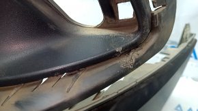 Rear bumper, bare, Volkswagen ID.4 21-22, black structure, under parking sensors, scratches, screw holes, broken parking sensor mount