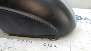 Left side mirror VW Jetta 19-23, 5+2 pins, BSM, heated, silver, scratches