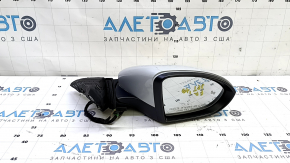 Right side mirror for VW Jetta 19-23, 5+2 pins, BSM, heated, silver