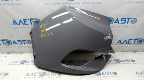 Rear bumper bare left Volkswagen ID.4 21-22 gray LA7C, scratches, painted