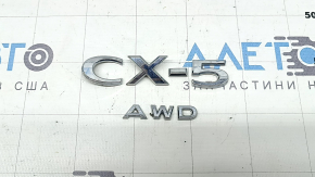 Emblem inscription CX5 AWD tailgate Mazda CX-5 22-25