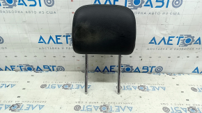 Front left headrest for Audi A6 C7 12-18, black leather, ready to clean
