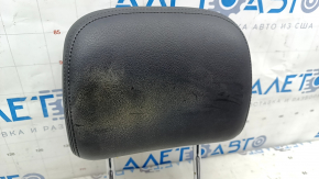 Front left headrest for Audi A6 C7 12-18, black leather, ready to clean