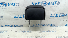 Front left headrest for Audi A6 C7 12-18, black leather, ready to clean