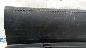 Audi A6 C7 12-18 trunk opening trim, black, scratches, broken fastener, needs dry cleaning