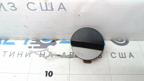 Volkswagen ID.4 21-22 rear bumper tow hook cap, black and gray, textured