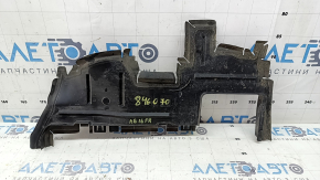 Radiator deflector right Audi A6 C7 16-16 rest 2.0 fastening broken