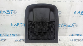 Black rear driver's seat trim for Audi A6 C7 12-18, cracks in fasteners, scratches