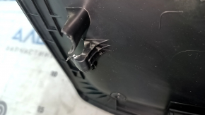 Black rear driver's seat trim for Audi A6 C7 12-18, cracks in fasteners, scratches