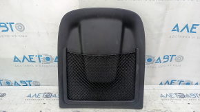 Black rear passenger seat trim for Audi A6 C7 12-18, cracks in fasteners, scratches