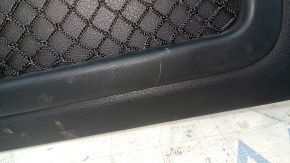 Black rear passenger seat trim for Audi A6 C7 12-18, cracks in fasteners, scratches