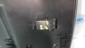 Black rear passenger seat trim for Audi A6 C7 12-18, cracks in fasteners, scratches