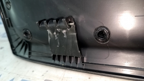 Black rear passenger seat trim for Audi A6 C7 12-18, cracks in fasteners, scratches
