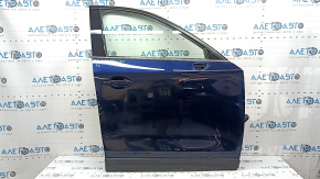 Mazda CX-5 17-24 keyless front right door assembly, triplex, blue 42M, nicks, scratches on paint and trim