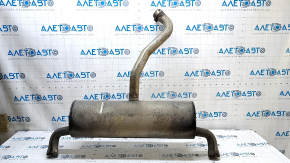 Rear muffler with barrel Jeep Cherokee KL 19-22 3.2 AWD 2 pipes, dent