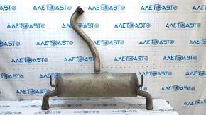 Rear muffler with barrel Jeep Cherokee KL 19-22 3.2 AWD 2 pipes, dent