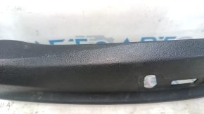 Audi A6 C7 12-18 passenger seat control trim, type 2, black, scratches, broken fasteners