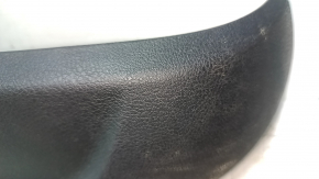 Audi A6 C7 12-18 passenger seat control trim, type 2, black, scratches, broken fasteners